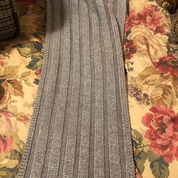 Kate Spade Silver Ribbed Knit Sweater - Picture 7 of 8
